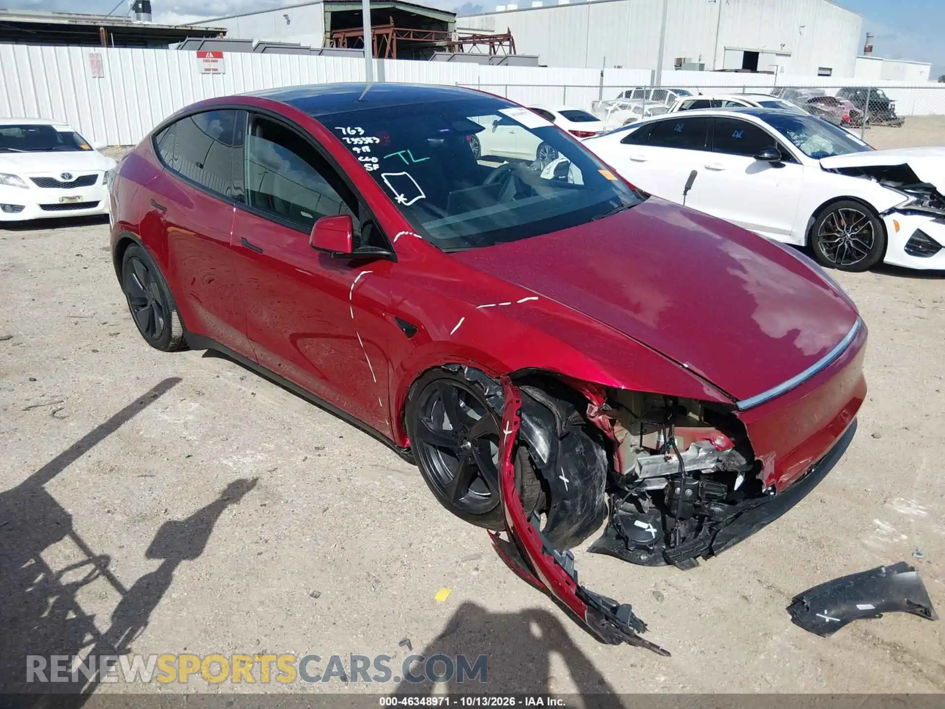 1 Фотография поврежденного автомобиля 7SAYGDED1TA735383 TESLA MODEL Y 2026