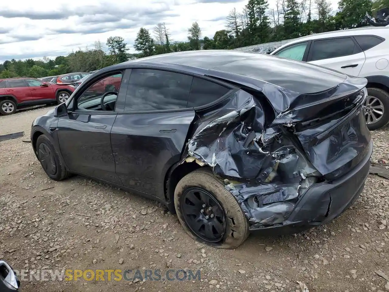 2 fotografías del automóvil dañado 7SAYGDED2TA592248 TESLA MODEL Y 2026