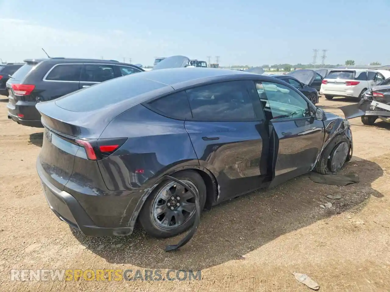 3 fotografías del automóvil dañado 7SAYGDED2TA594128 TESLA MODEL Y 2026