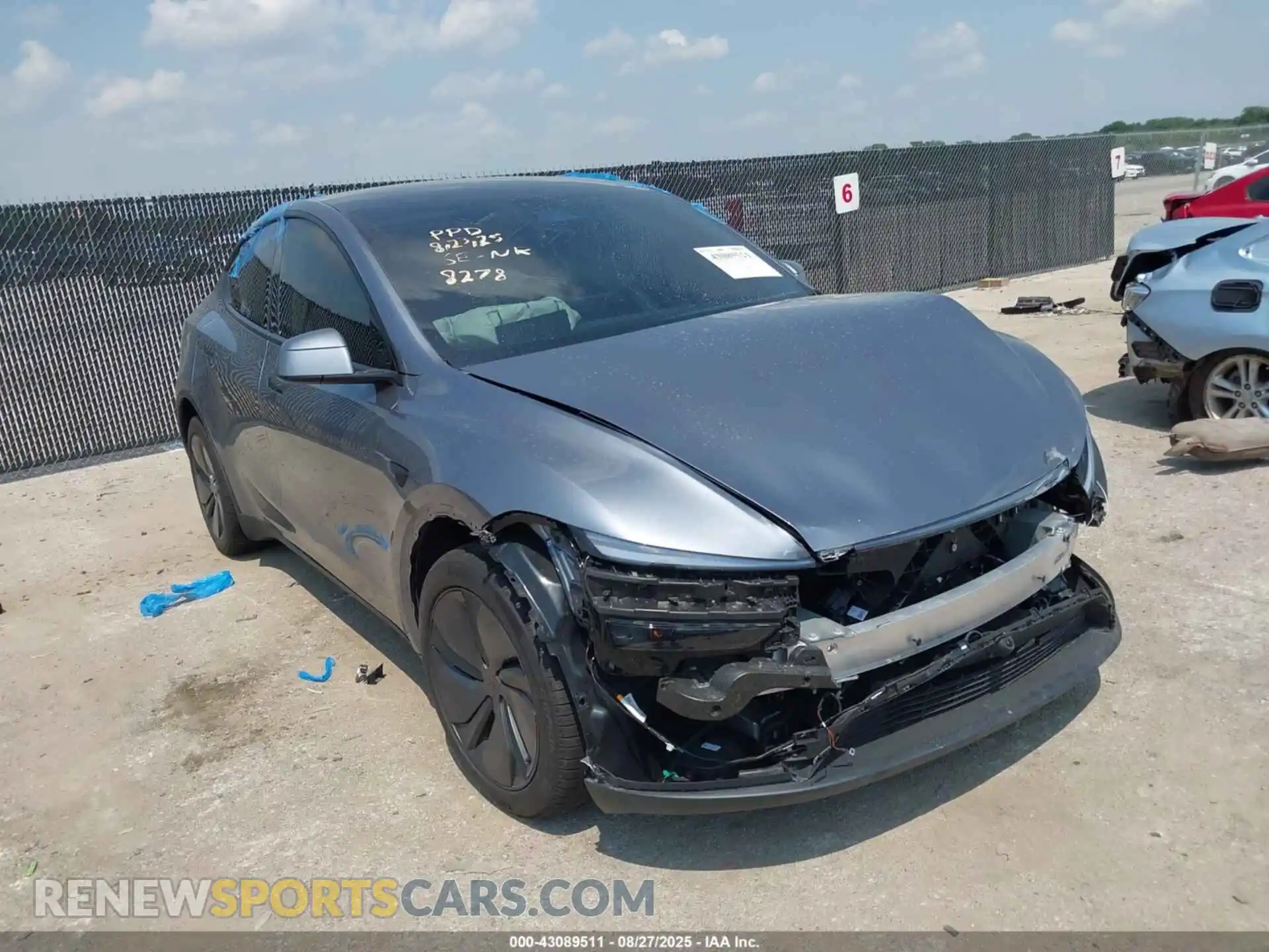 1 Фотография поврежденного автомобиля 7SAYGDED3TA428278 TESLA MODEL Y 2026