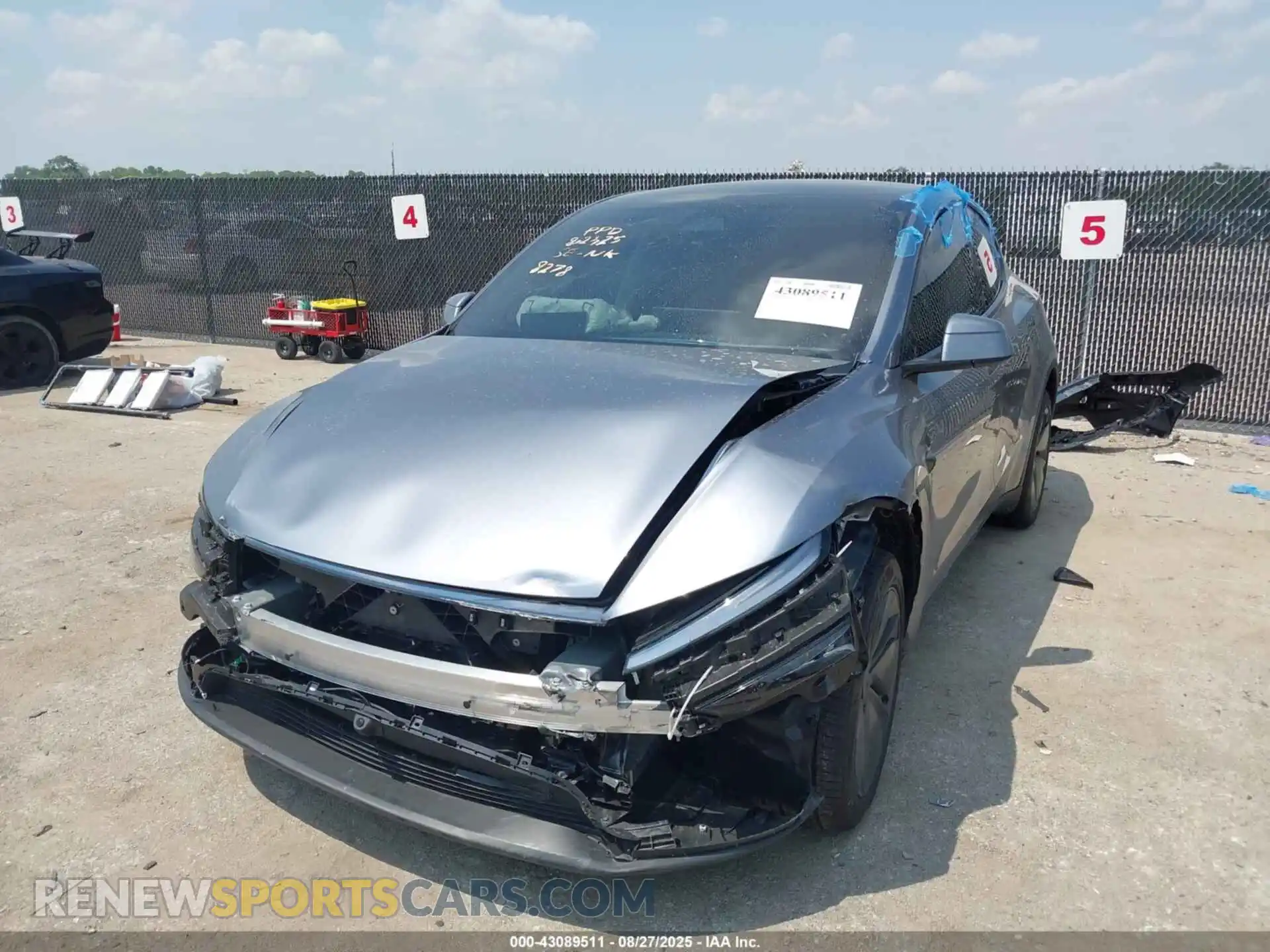 2 Фотография поврежденного автомобиля 7SAYGDED3TA428278 TESLA MODEL Y 2026