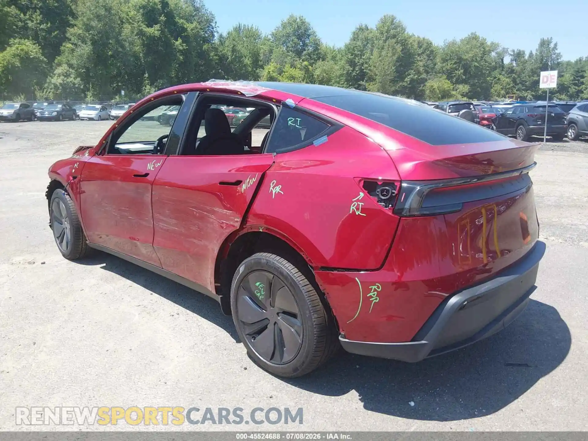 3 Photograph of a damaged car 7SAYGDED3TA676191 TESLA MODEL Y 2026
