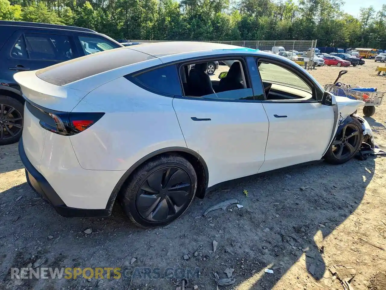 3 fotografías del automóvil dañado 7SAYGDED3TF365301 TESLA MODEL Y 2026