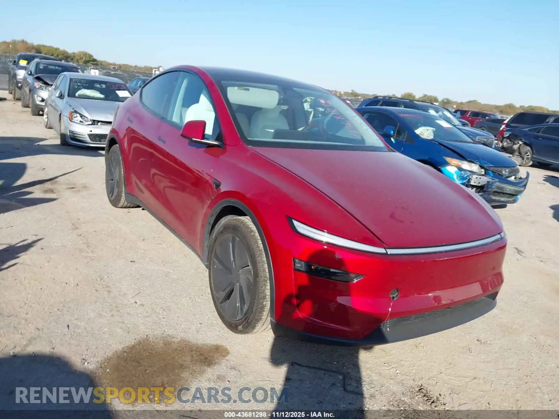 1 Photograph of a damaged car 7SAYGDED4TA433182 TESLA MODEL Y 2026