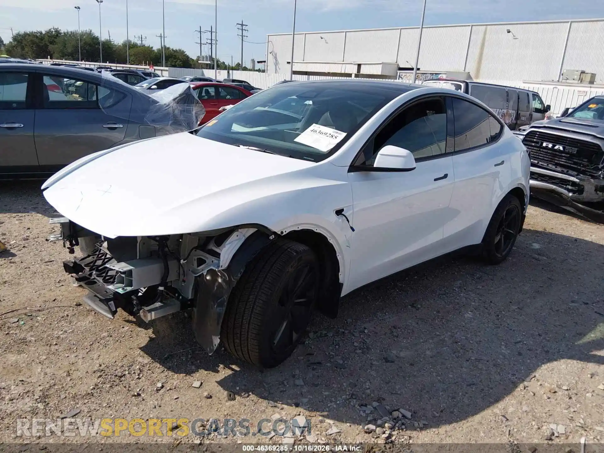 2 Photograph of a damaged car 7SAYGDED4TA650635 TESLA MODEL Y 2026