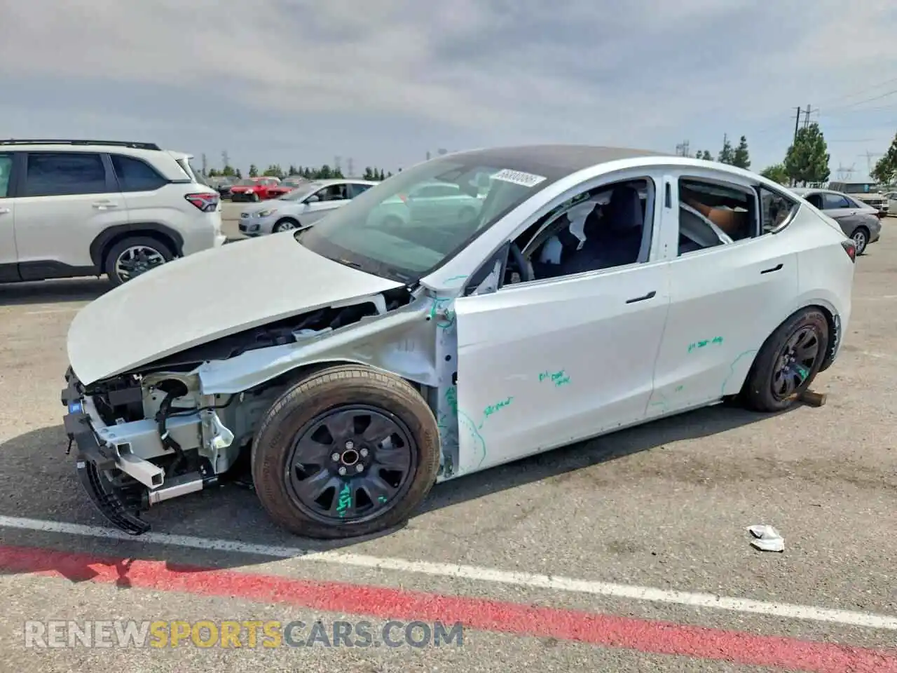 1 Photograph of a damaged car 7SAYGDED4TA693047 TESLA MODEL Y 2026