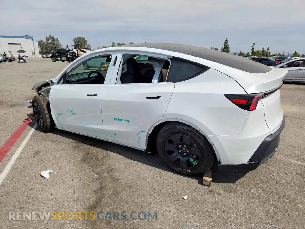 2 Photograph of a damaged car 7SAYGDED4TA693047 TESLA MODEL Y 2026