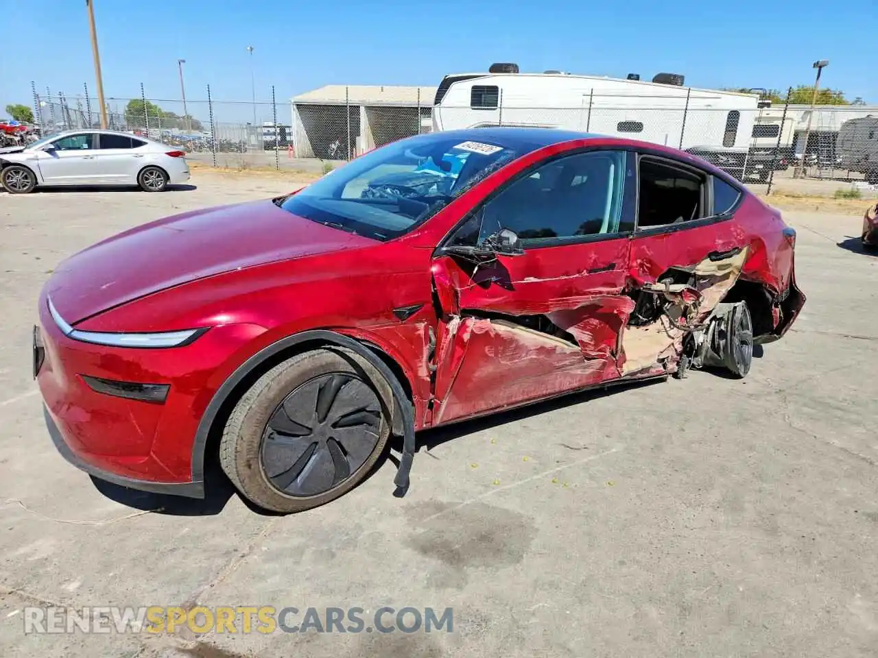 1 Photograph of a damaged car 7SAYGDED4TF426381 TESLA MODEL Y 2026
