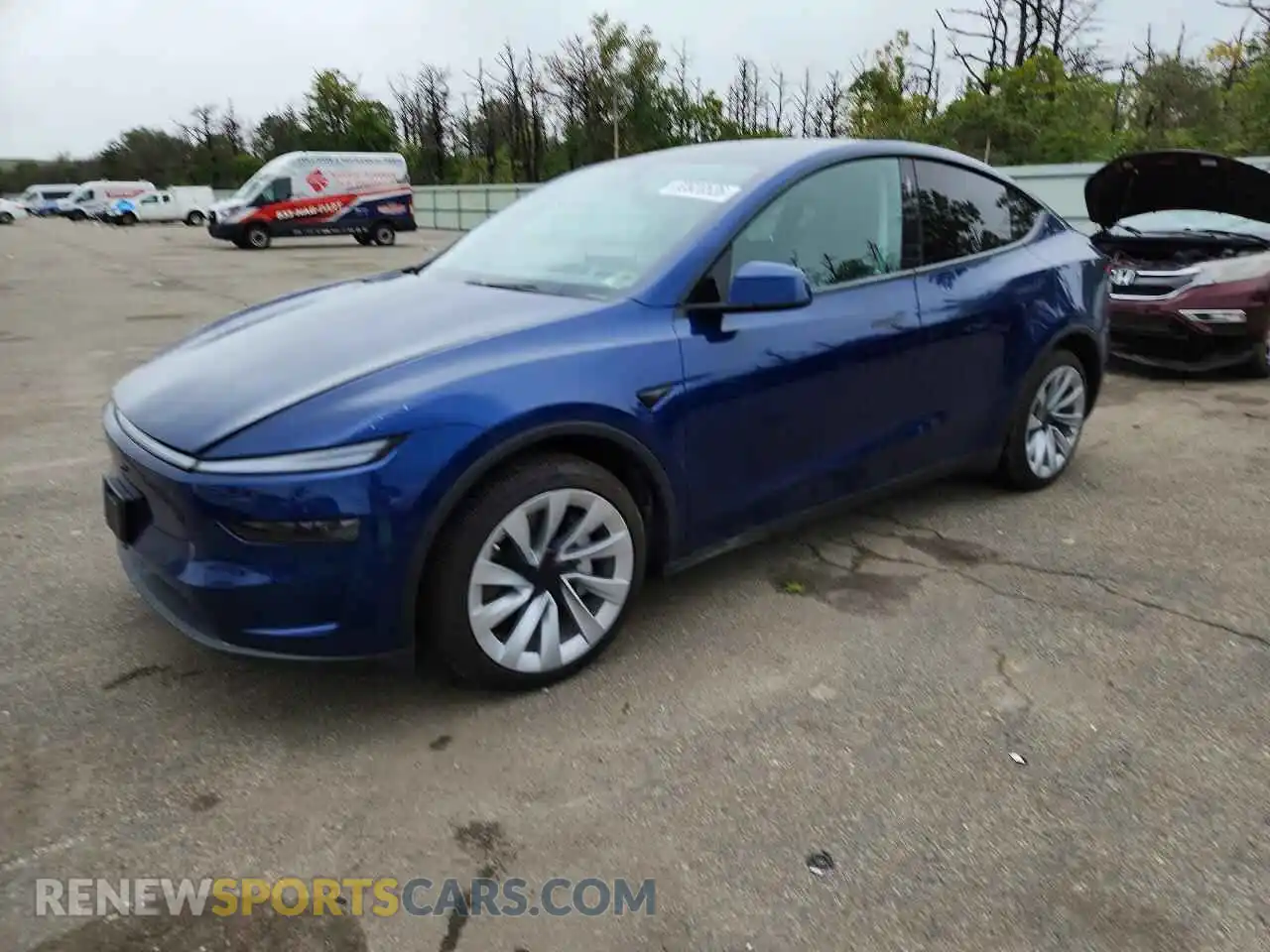 1 Photograph of a damaged car 7SAYGDED6TA454616 TESLA MODEL Y 2026