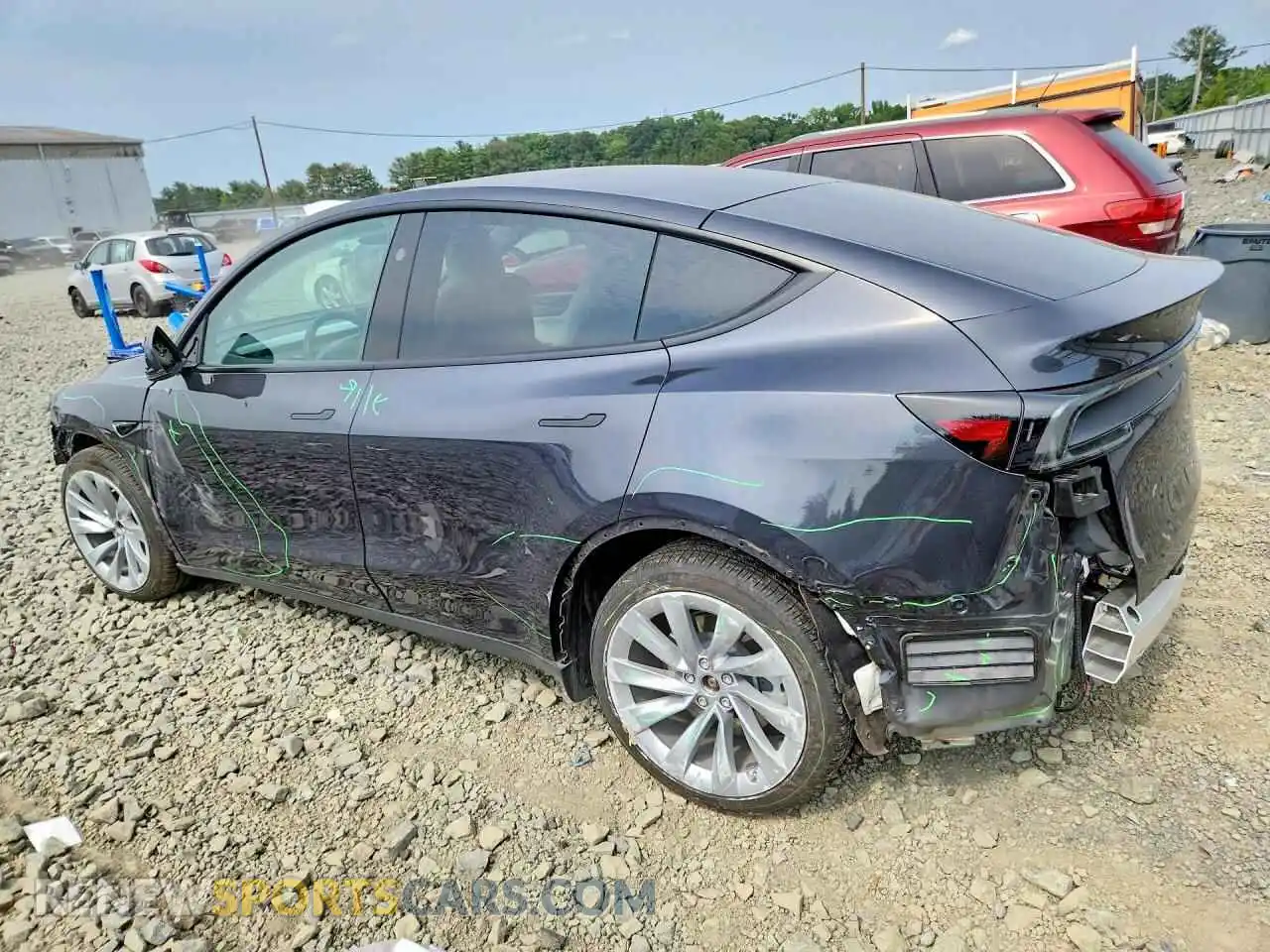 2 Фотография поврежденного автомобиля 7SAYGDED7TF434040 TESLA MODEL Y 2026