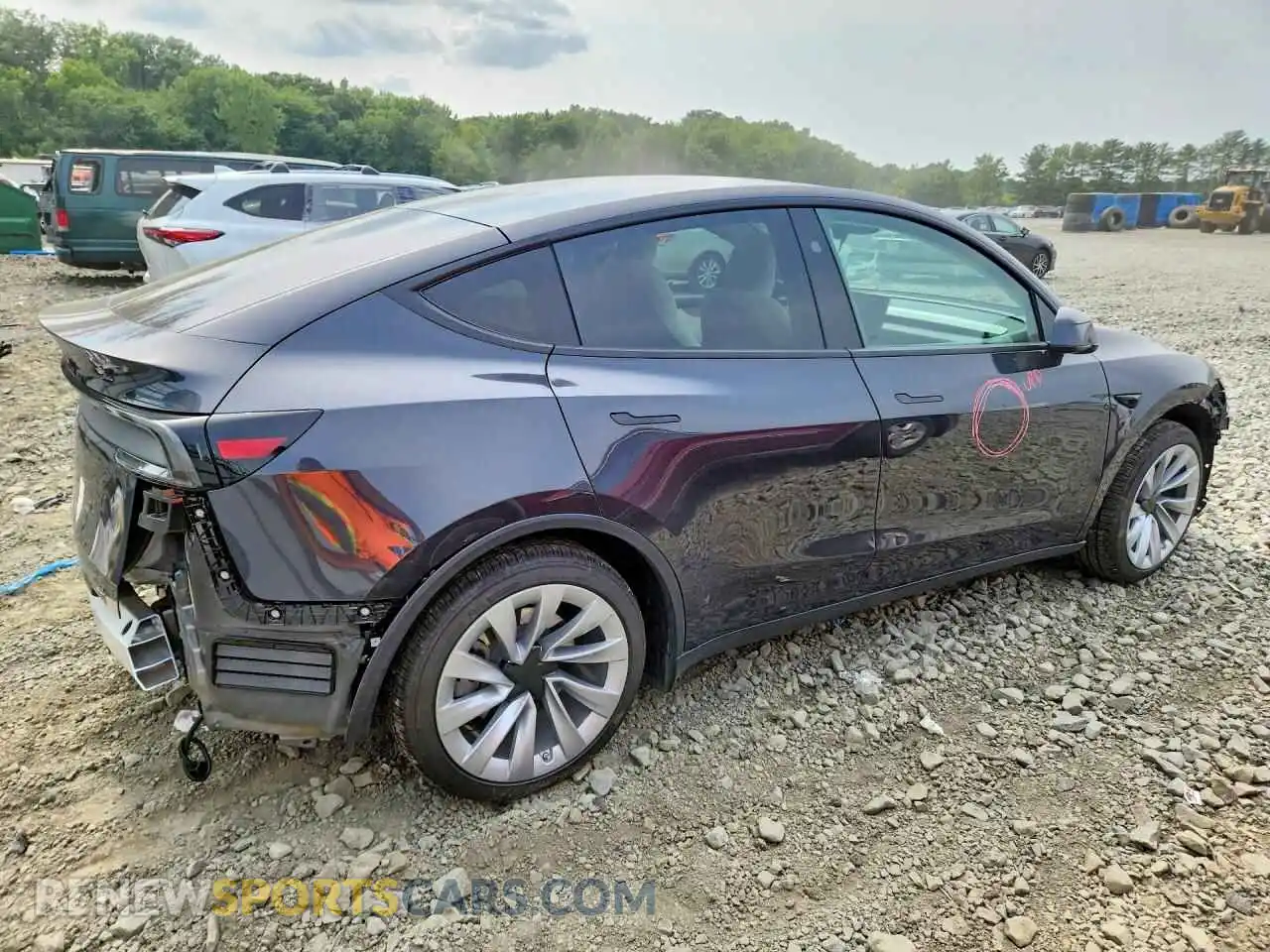 3 Фотография поврежденного автомобиля 7SAYGDED7TF434040 TESLA MODEL Y 2026