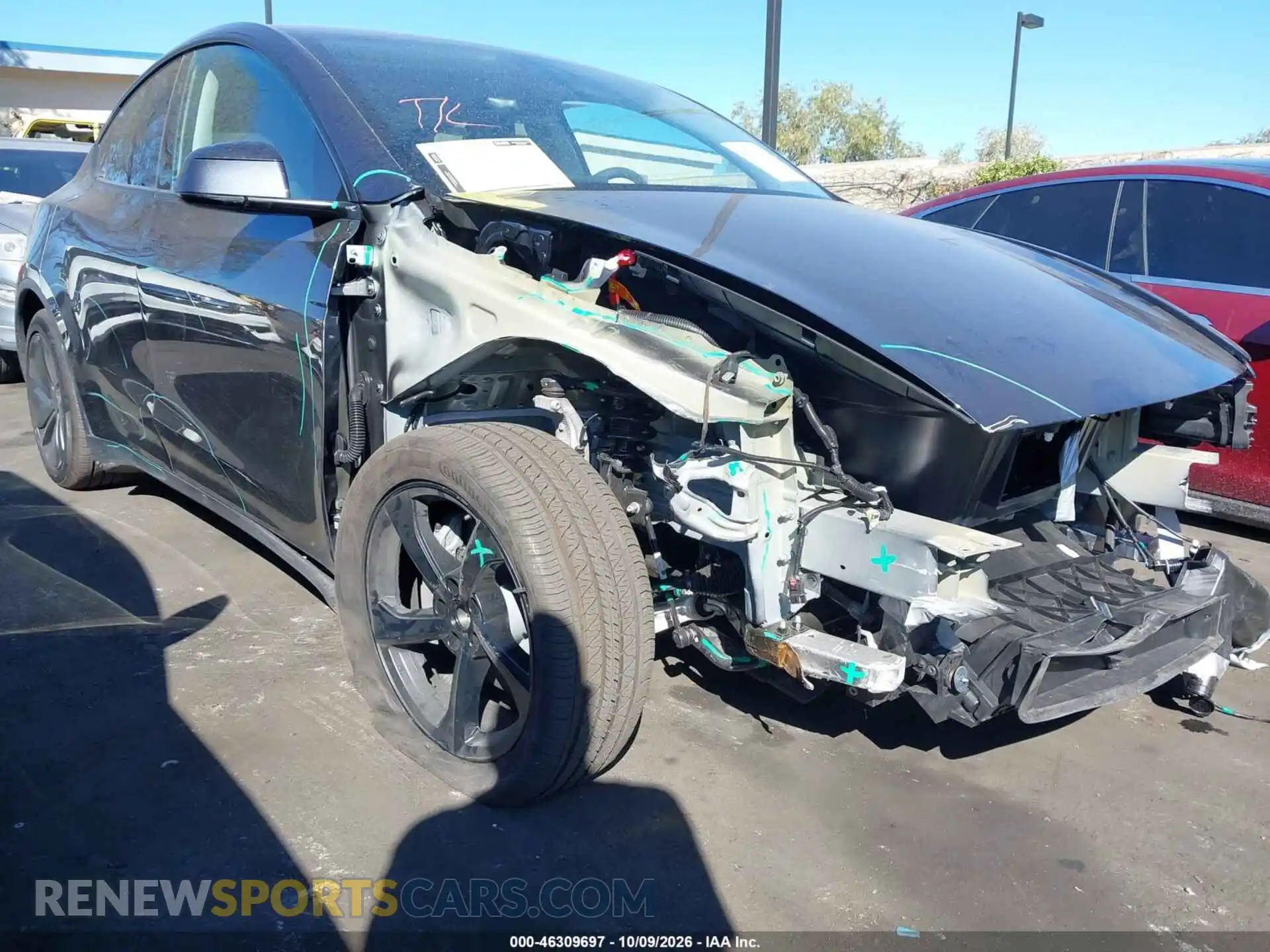 1 Фотография поврежденного автомобиля 7SAYGDED7TF525180 TESLA MODEL Y 2026