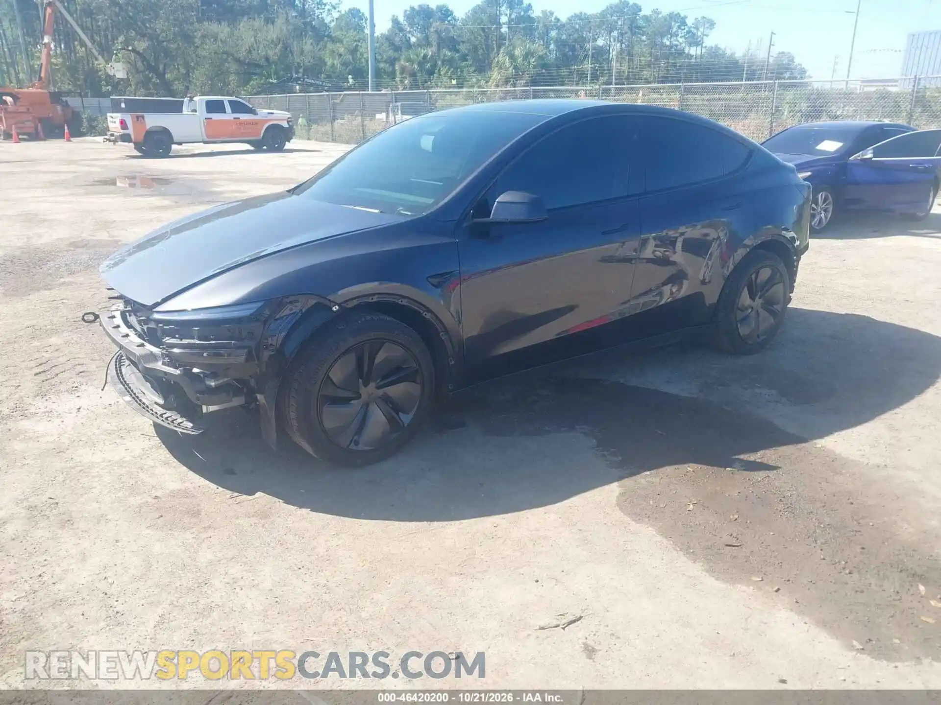 2 fotografías del automóvil dañado 7SAYGDED8TF376732 TESLA MODEL Y 2026
