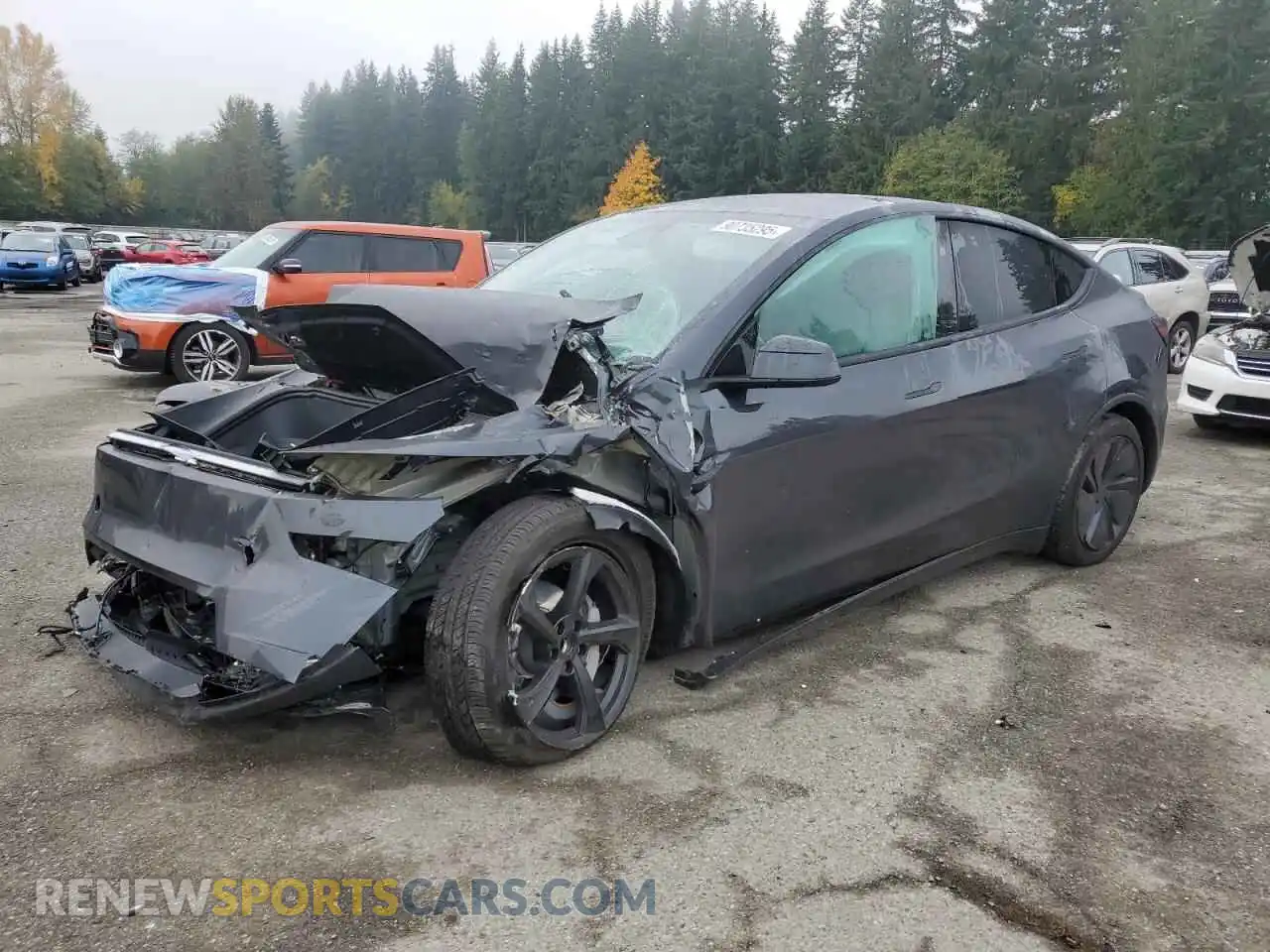 1 Photograph of a damaged car 7SAYGDED8TF389450 TESLA MODEL Y 2026
