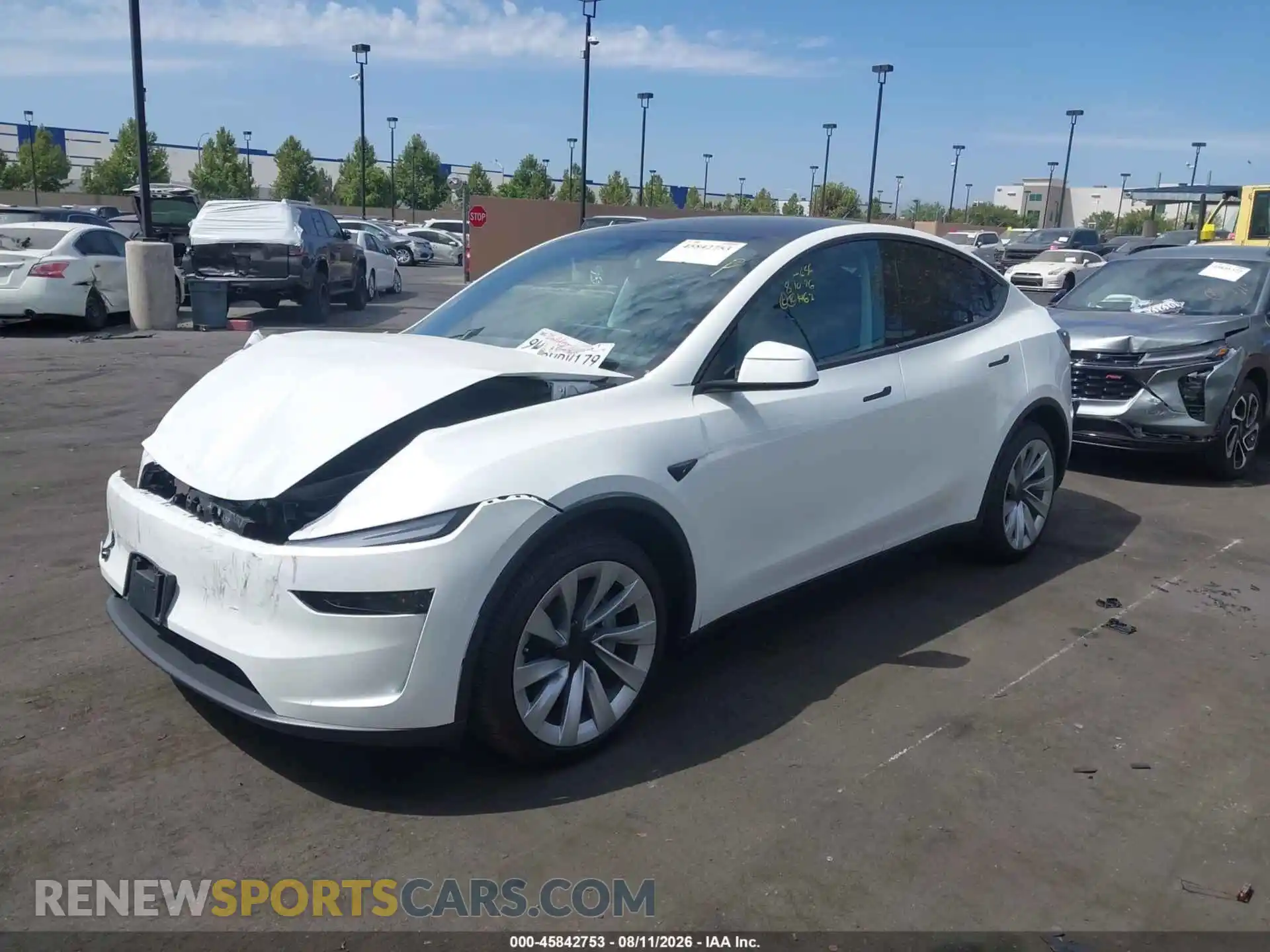 2 Photograph of a damaged car 7SAYGDED9TF548332 TESLA MODEL Y 2026