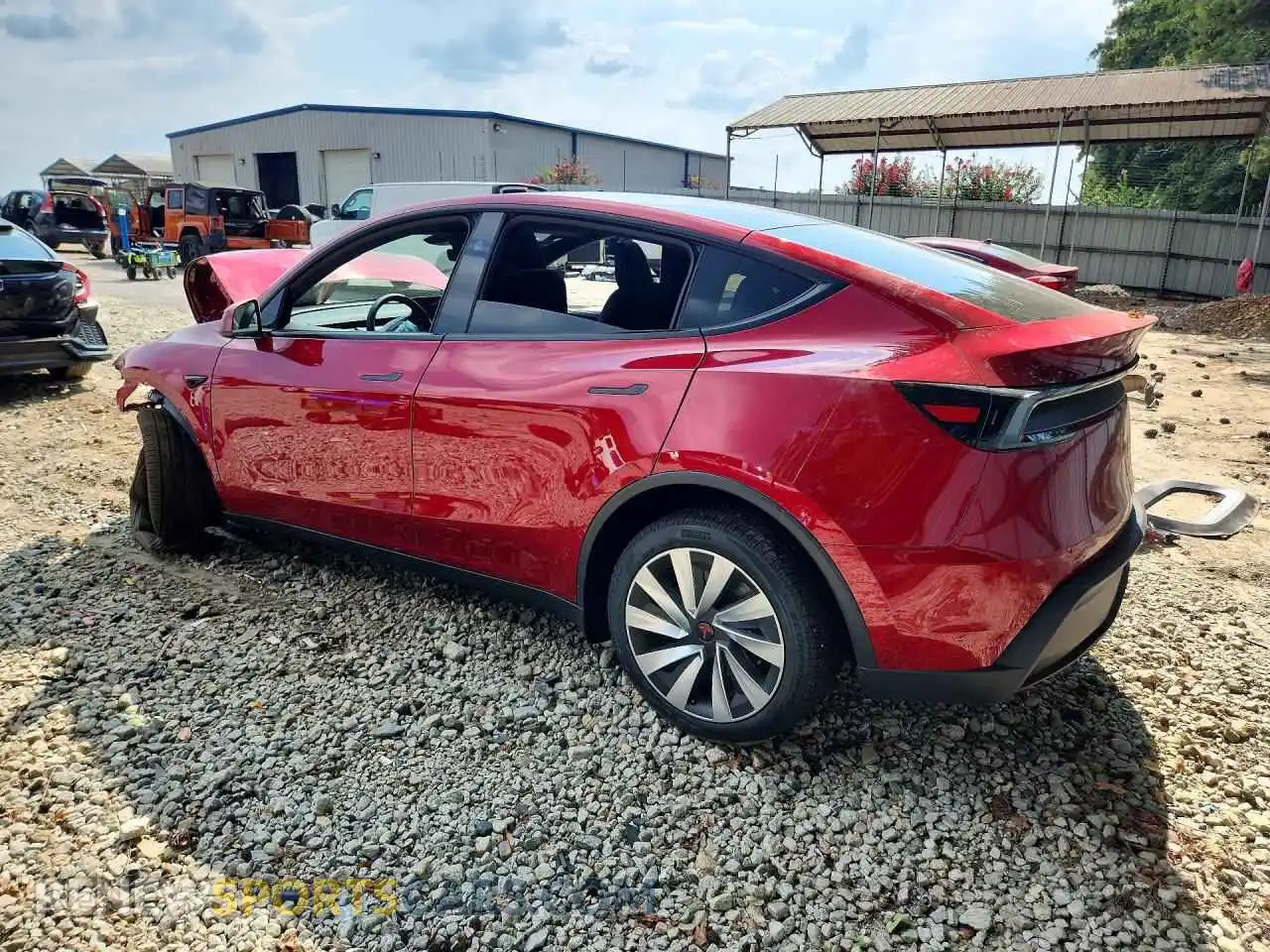 2 Photograph of a damaged car 7SAYGDEE0TA741085 TESLA MODEL Y 2026