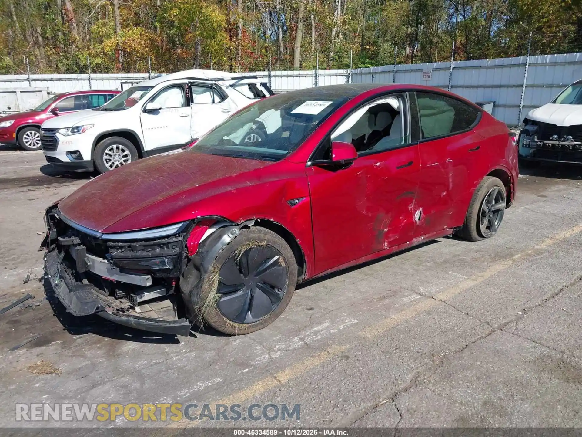 2 fotografías del automóvil dañado 7SAYGDEE0TF556280 TESLA MODEL Y 2026