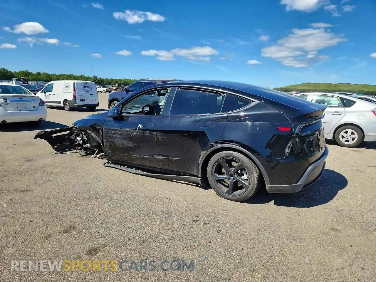 2 Photograph of a damaged car 7SAYGDEE1TA413397 TESLA MODEL Y 2026