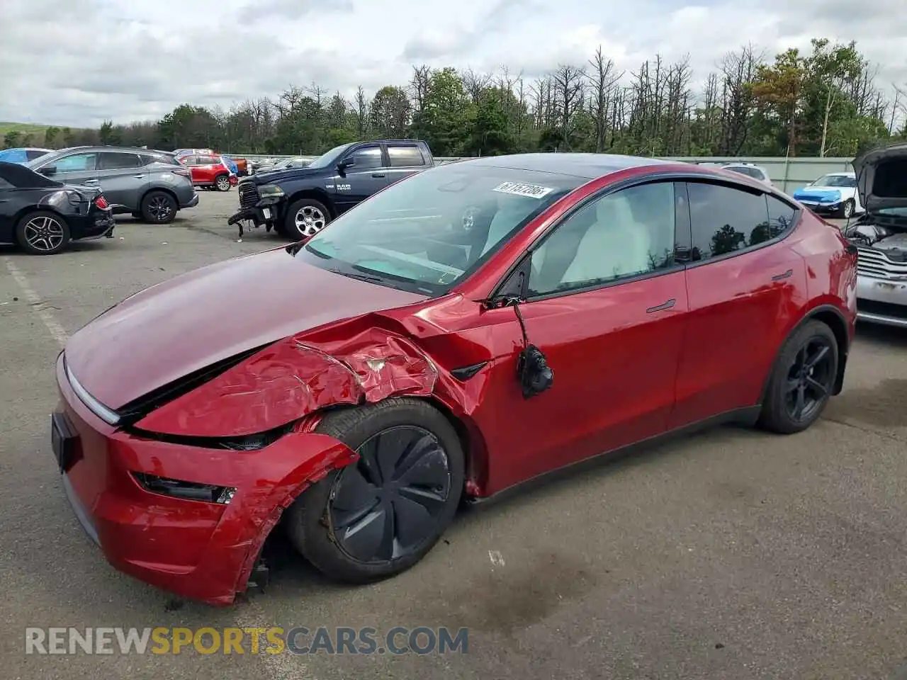 1 Photograph of a damaged car 7SAYGDEE1TA637818 TESLA MODEL Y 2026