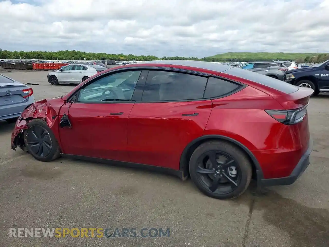 2 Photograph of a damaged car 7SAYGDEE1TA637818 TESLA MODEL Y 2026