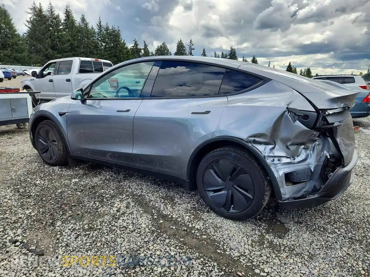 2 Фотография поврежденного автомобиля 7SAYGDEE1TF604594 TESLA MODEL Y 2026