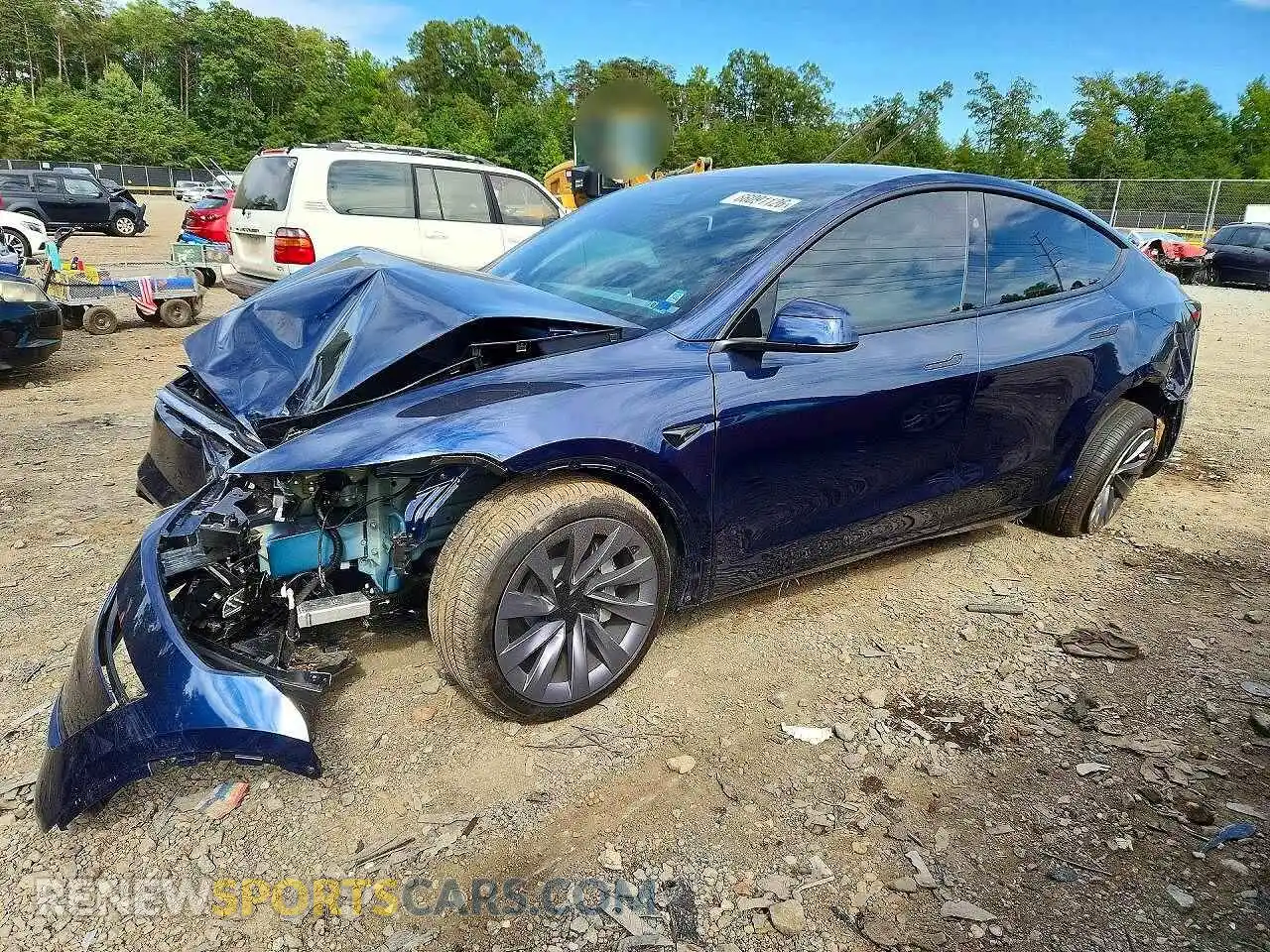 1 Photograph of a damaged car 7SAYGDEE3TF655661 TESLA MODEL Y 2026