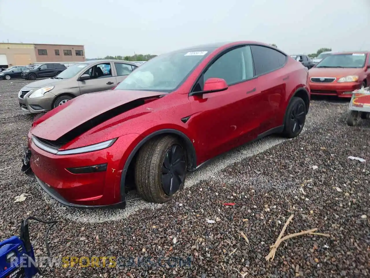 1 Photograph of a damaged car 7SAYGDEE4TF344594 TESLA MODEL Y 2026