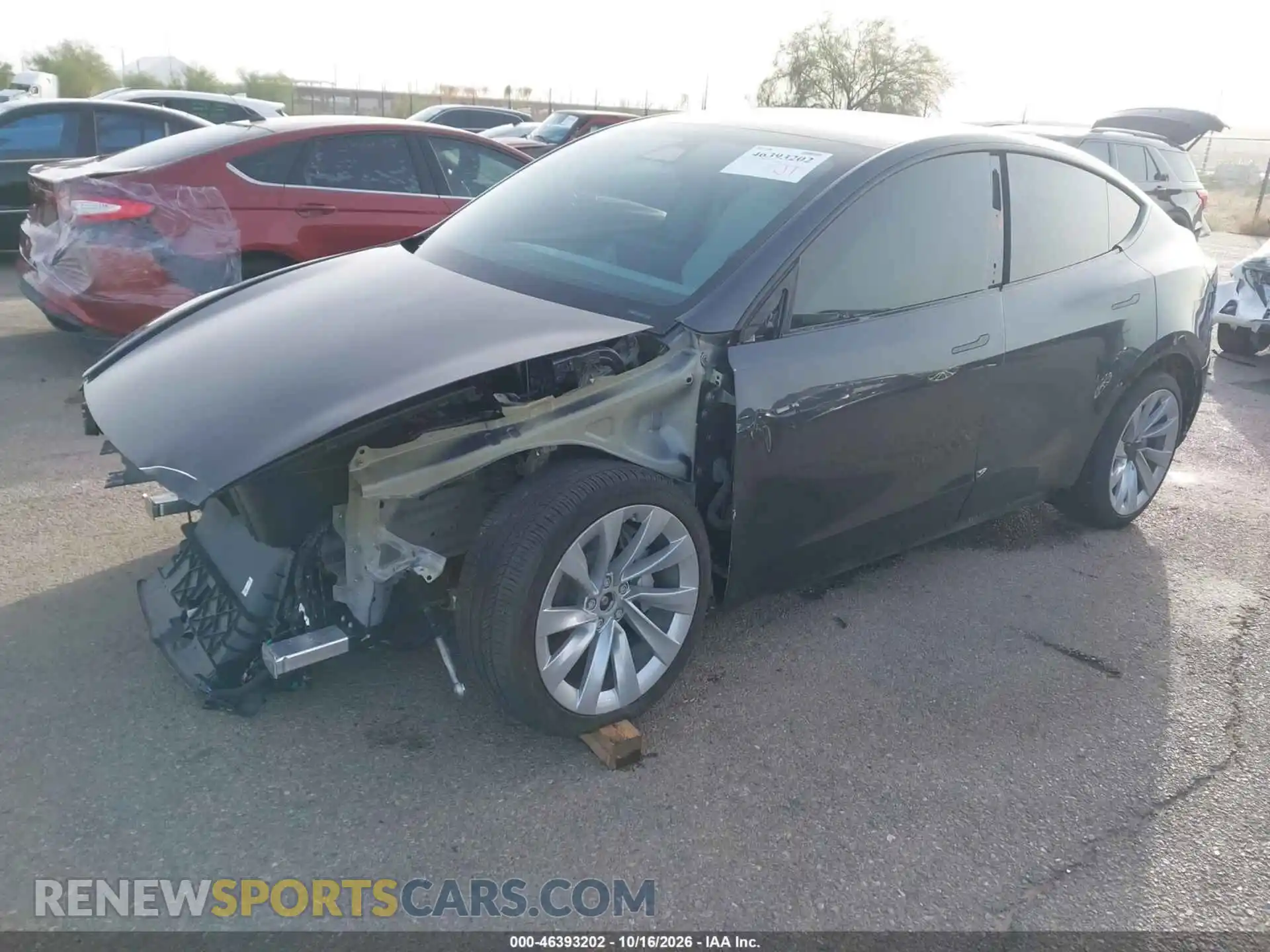 2 fotografías del automóvil dañado 7SAYGDEE5TF551687 TESLA MODEL Y 2026