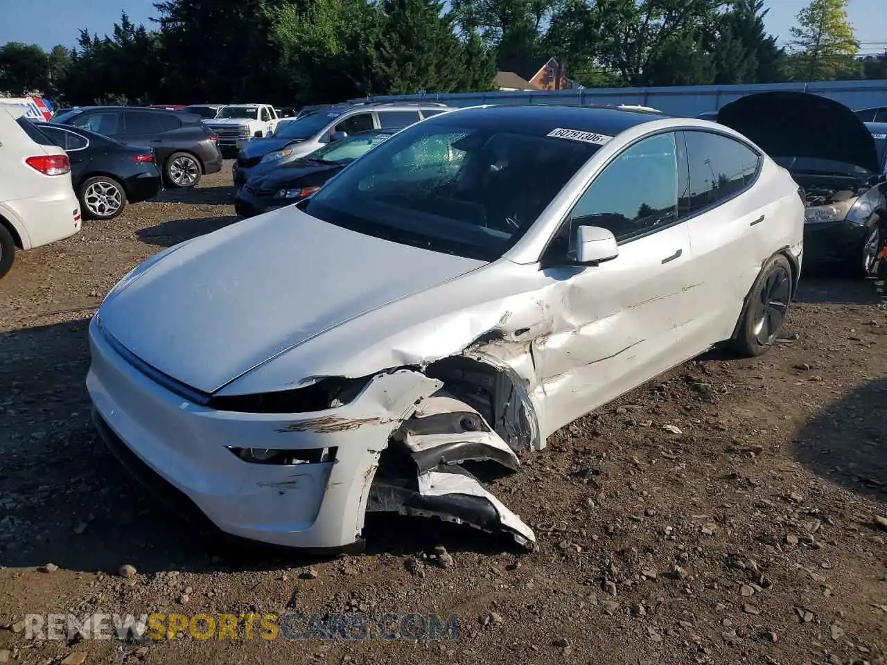 1 Photograph of a damaged car 7SAYGDEE6TA406588 TESLA MODEL Y 2026