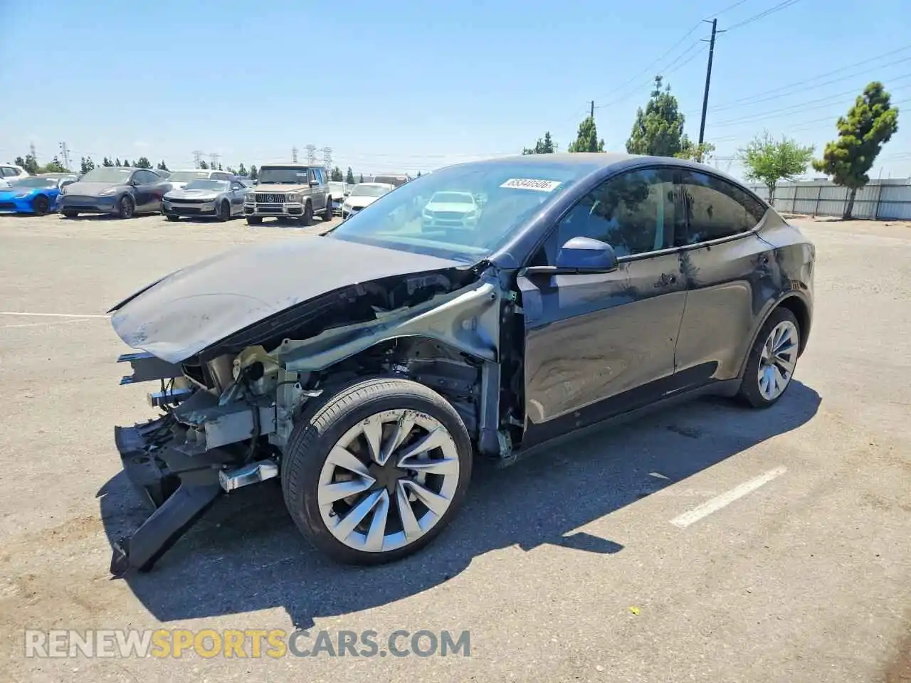 1 Photograph of a damaged car 7SAYGDEE7TF375497 TESLA MODEL Y 2026
