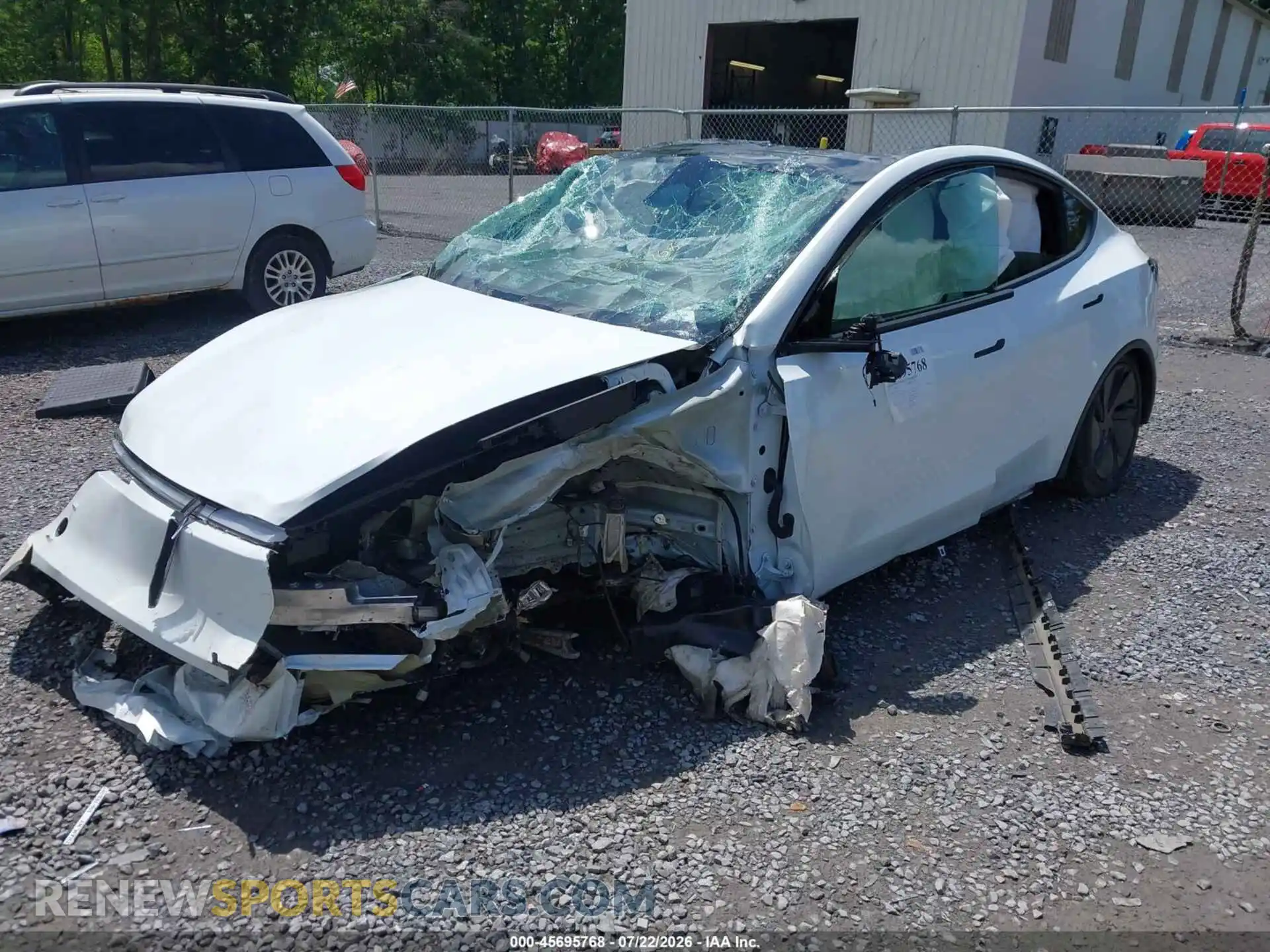 2 Photograph of a damaged car 7SAYGDEE8TF403016 TESLA MODEL Y 2026