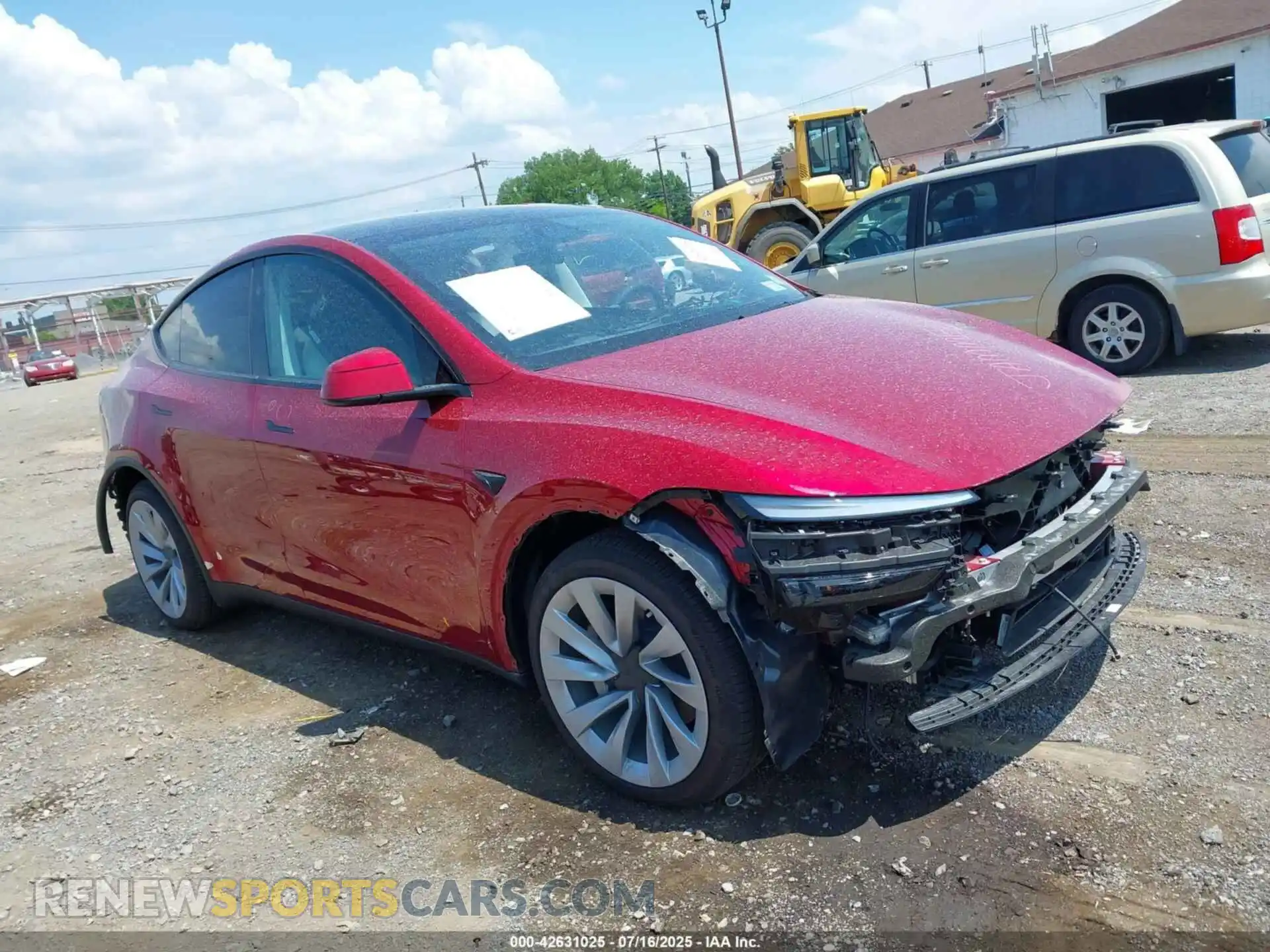 1 Photograph of a damaged car 7SAYGDEE9TA382142 TESLA MODEL Y 2026