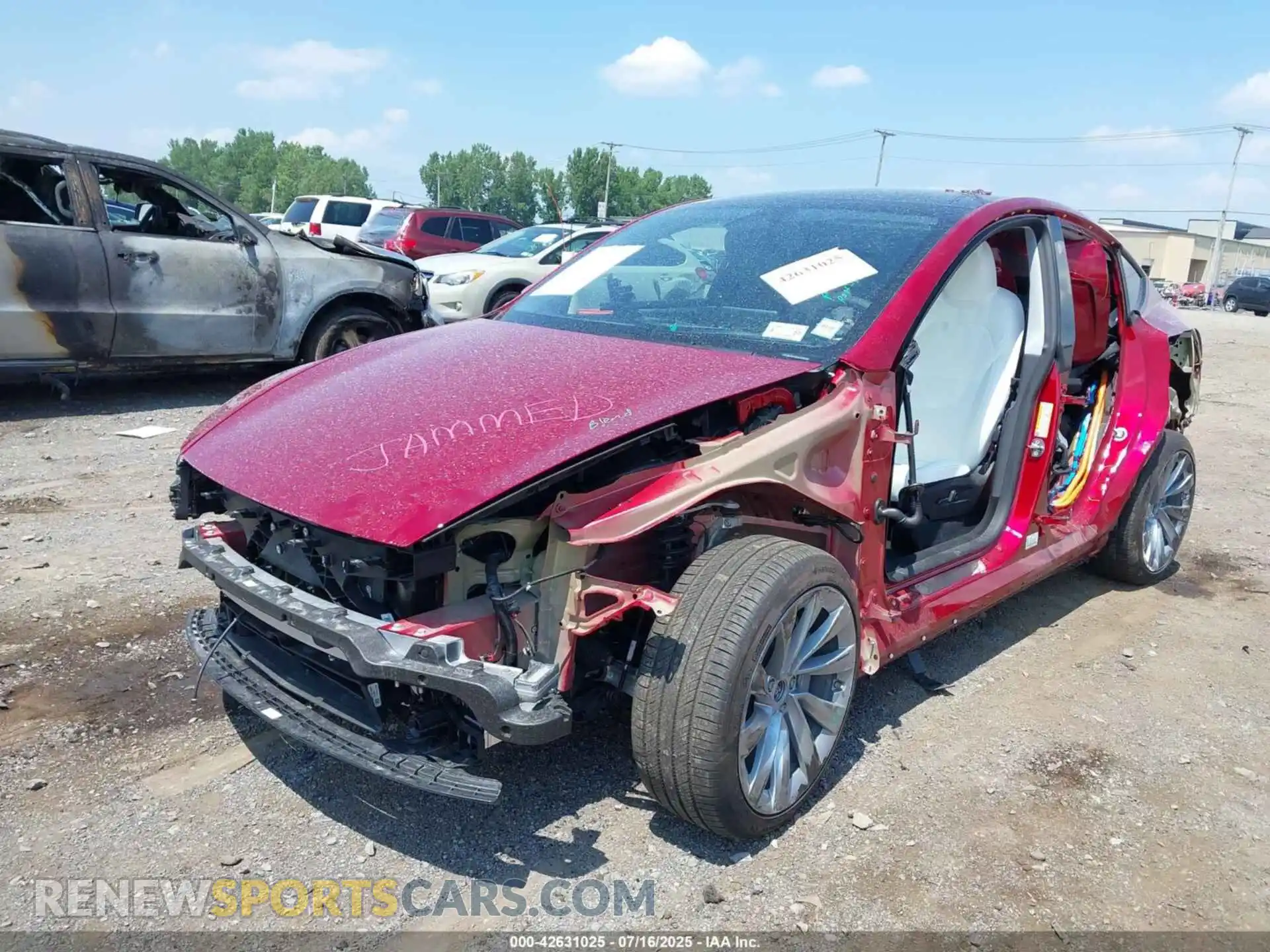 2 Photograph of a damaged car 7SAYGDEE9TA382142 TESLA MODEL Y 2026