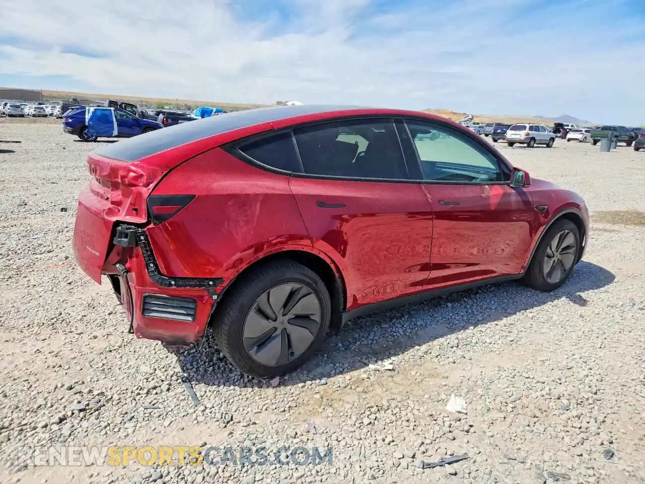 3 fotografías del automóvil dañado 7SAYGDEE9TA443523 TESLA MODEL Y 2026