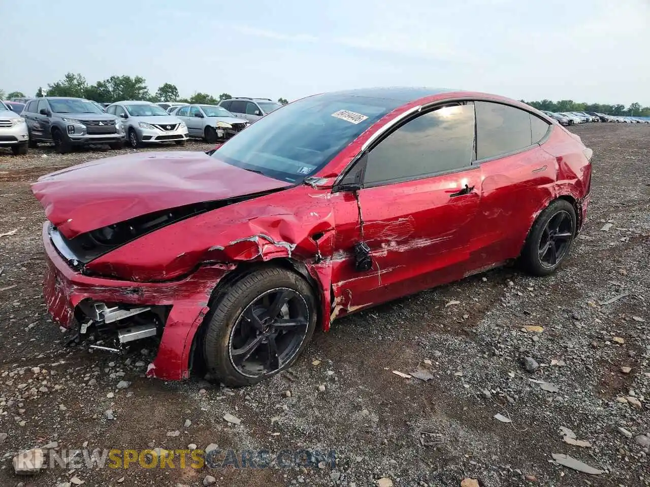 1 fotografías del automóvil dañado 7SAYGDEE9TA455848 TESLA MODEL Y 2026