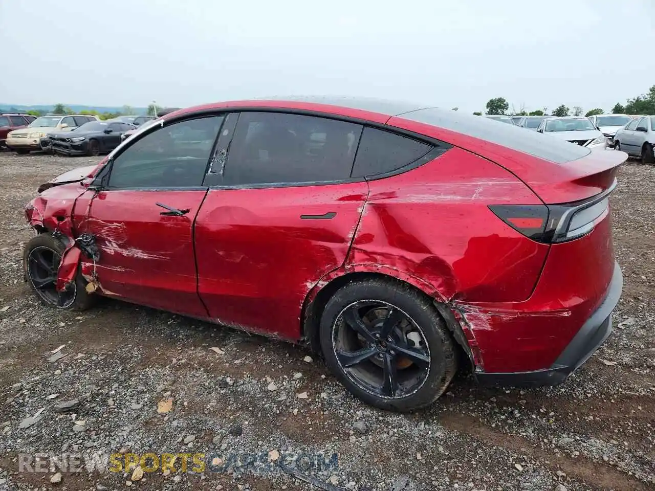 2 fotografías del automóvil dañado 7SAYGDEE9TA455848 TESLA MODEL Y 2026