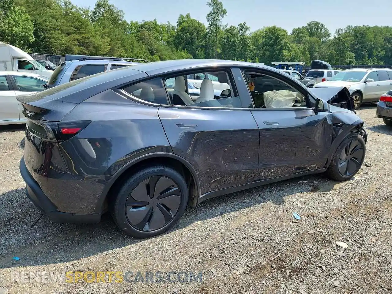 3 fotografías del automóvil dañado 7SAYGDEE9TA491765 TESLA MODEL Y 2026