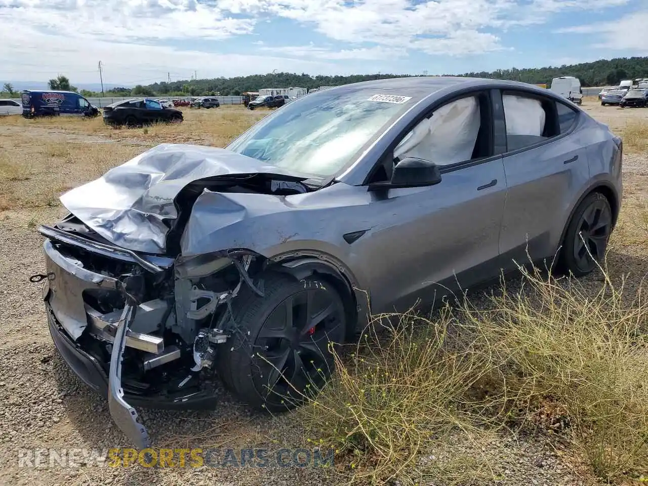 1 Photograph of a damaged car 7SAYGDET1TA671076 TESLA MODEL Y 2026