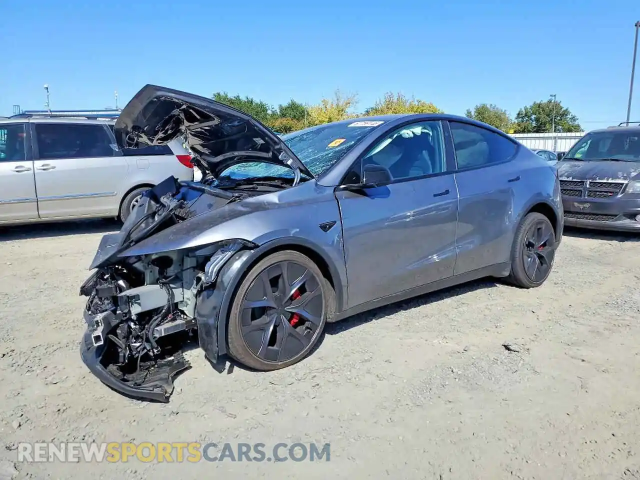 1 Photograph of a damaged car 7SAYGDET1TA728974 TESLA MODEL Y 2026