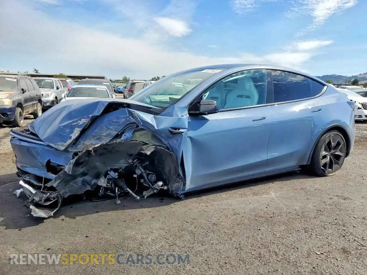 1 Photograph of a damaged car 7SAYGDET1TA735178 TESLA MODEL Y 2026