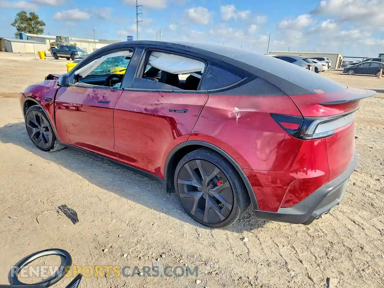 2 Photograph of a damaged car 7SAYGDET9TA672492 TESLA MODEL Y 2026