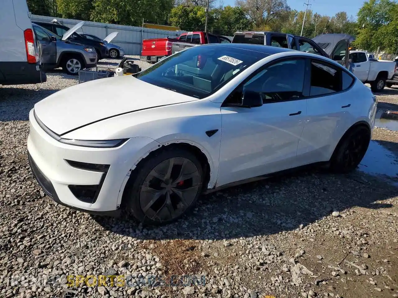 1 fotografías del automóvil dañado 7SAYGDET9TA711288 TESLA MODEL Y 2026