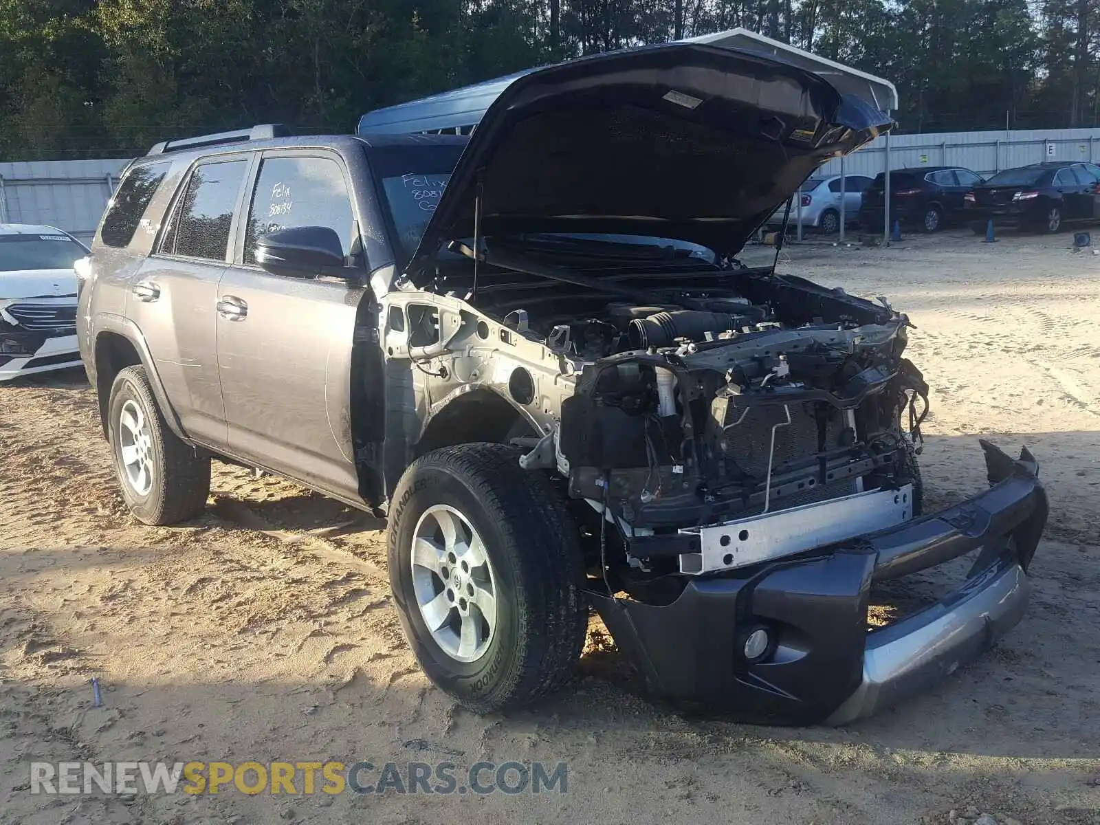 1 Photograph of a damaged car JTEBU5JR8K5649831 TOYOTA 4RUNNER 2019