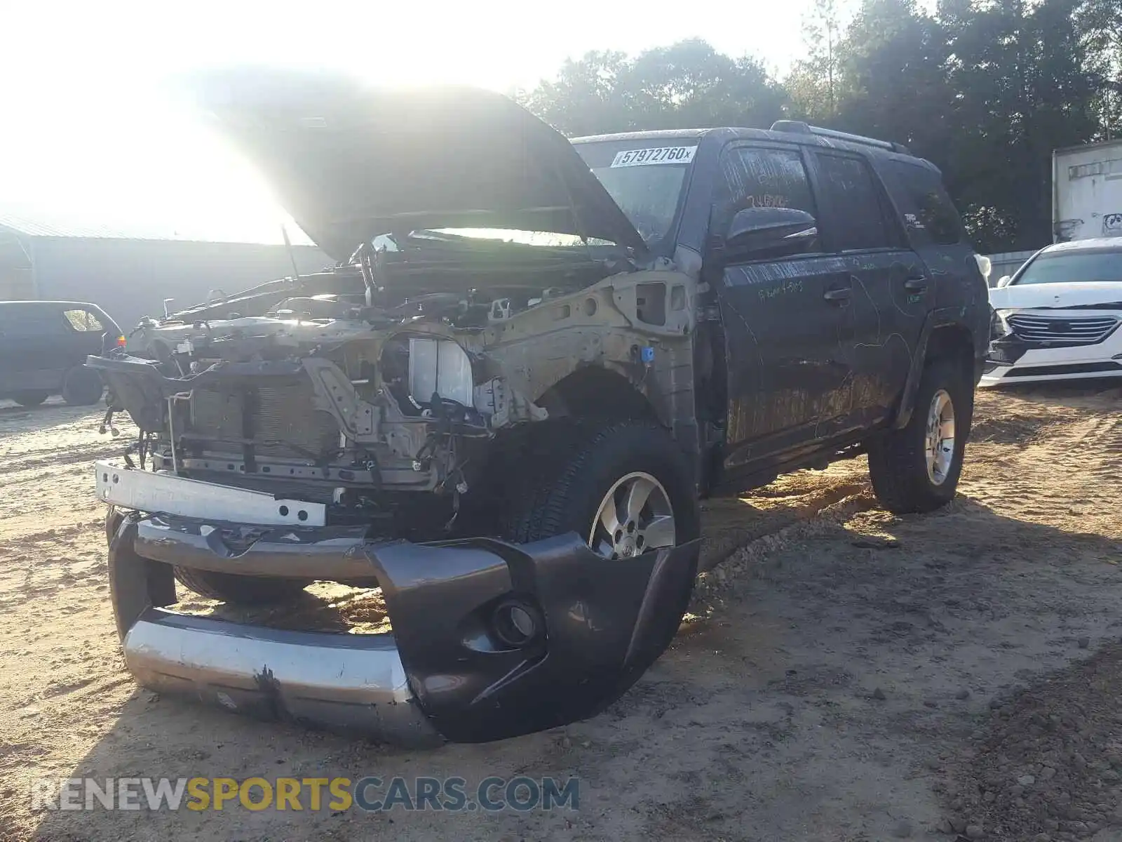 2 Photograph of a damaged car JTEBU5JR8K5649831 TOYOTA 4RUNNER 2019