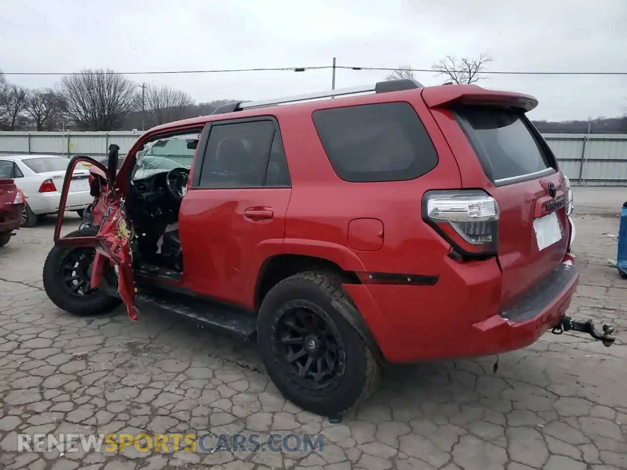 2 fotografías del automóvil dañado JTEBU5JR8K5683445 TOYOTA 4RUNNER 2019