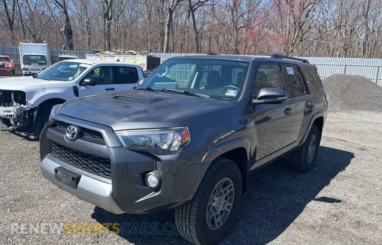 2 Photograph of a damaged car JTEBU5JR9K5676245 TOYOTA 4RUNNER 2019