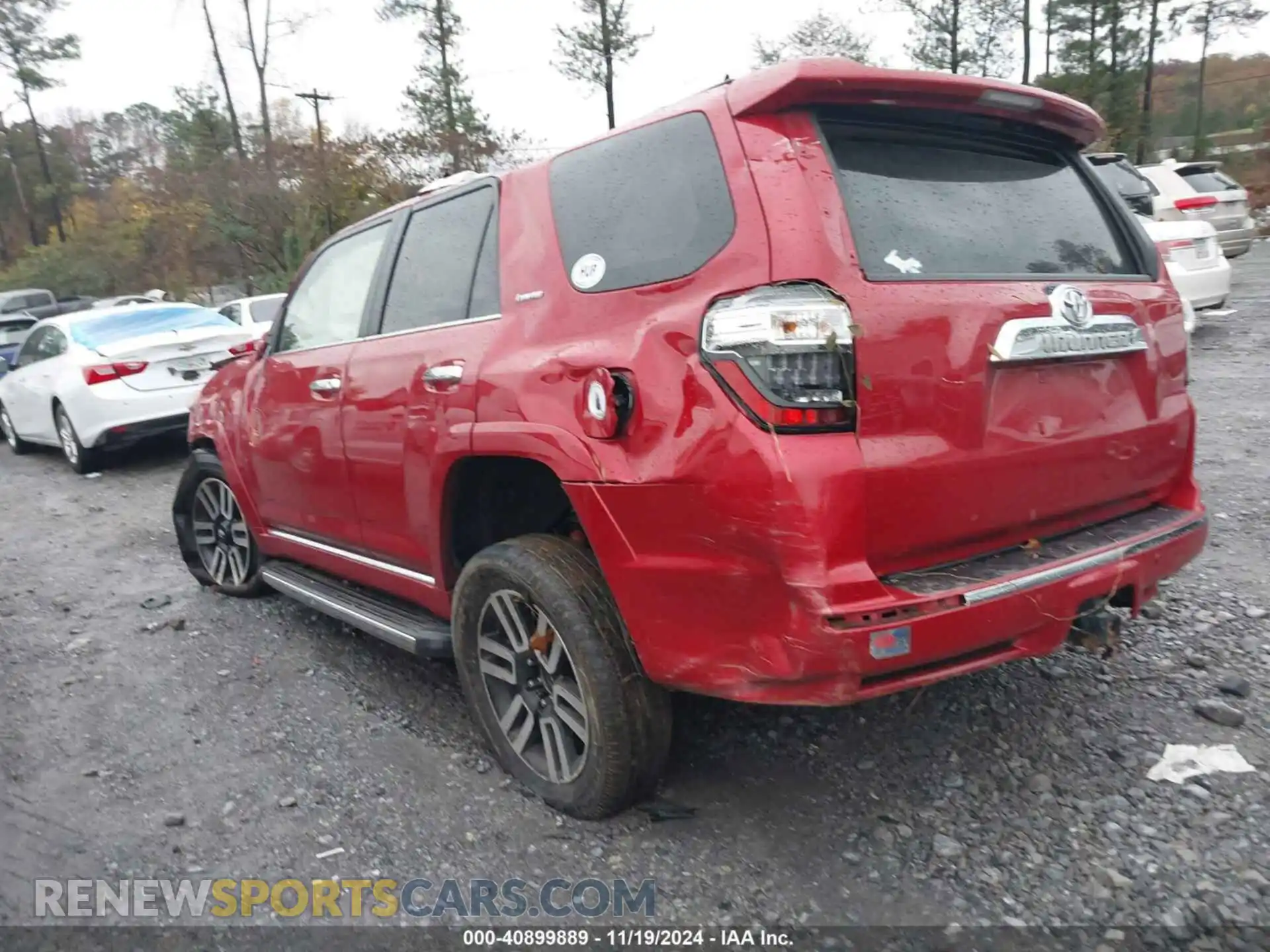 3 fotografías del automóvil dañado JTEBU5JRXK5653668 TOYOTA 4RUNNER 2019