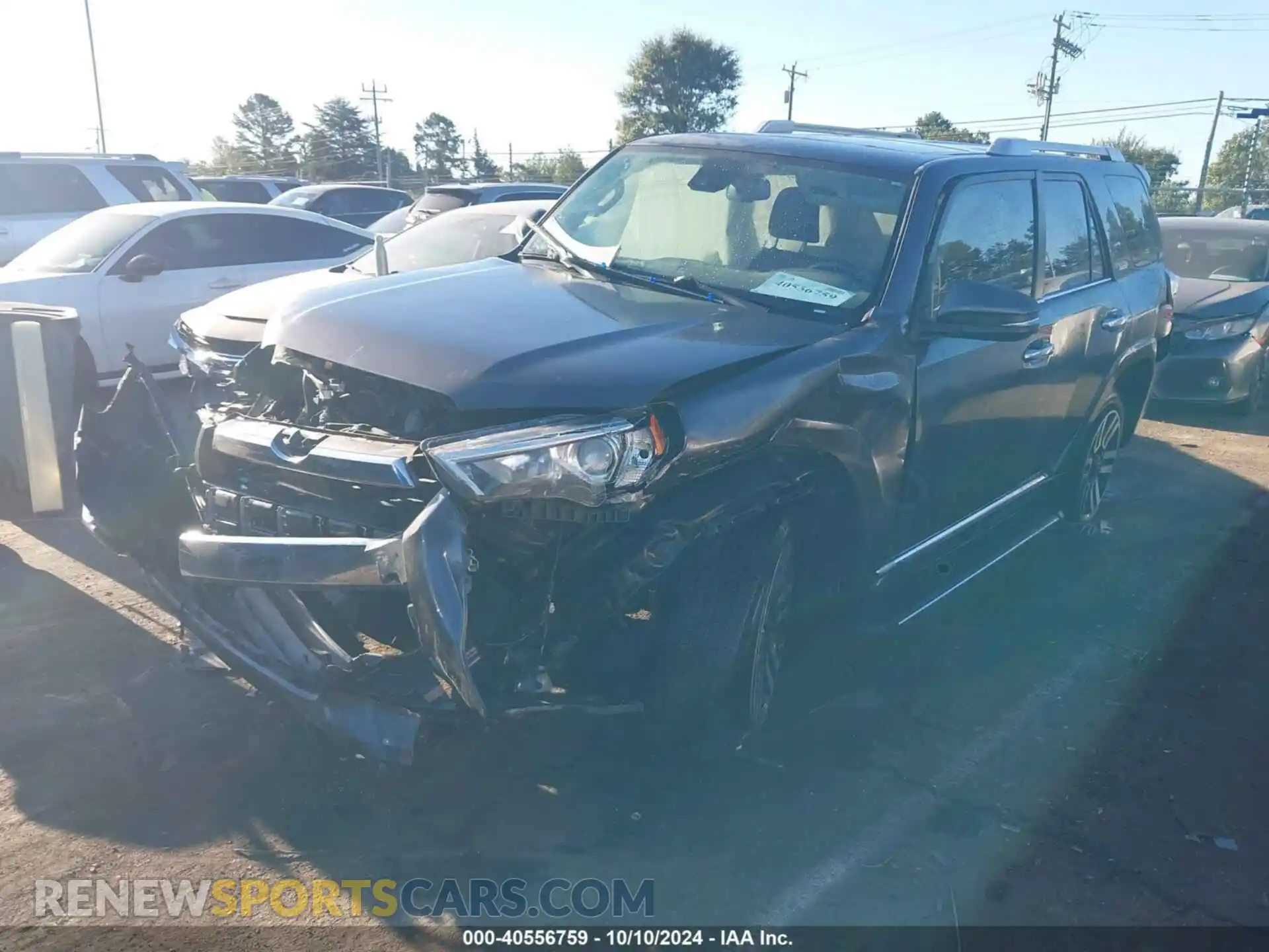 2 Фотография поврежденного автомобиля JTEBU5JR4L5761267 TOYOTA 4RUNNER 2020