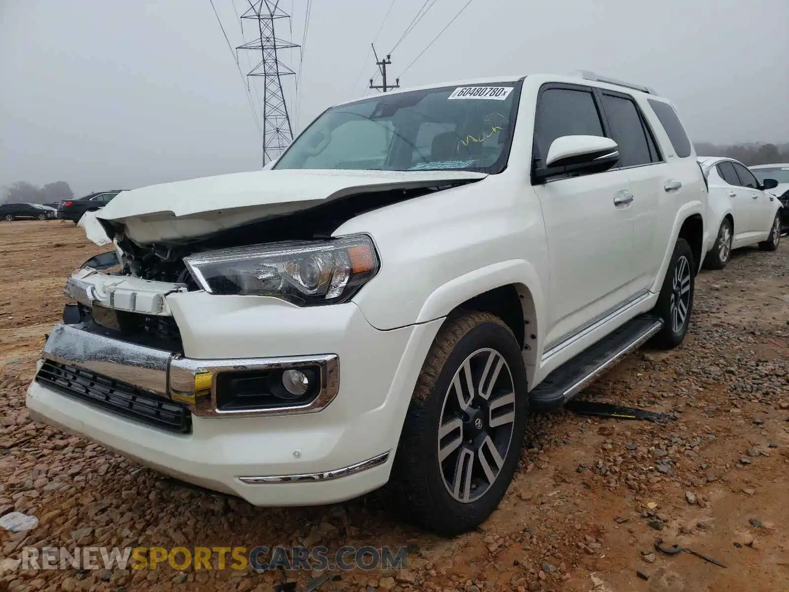 2 Photograph of a damaged car JTEBU5JR8L5802113 TOYOTA 4RUNNER 2020