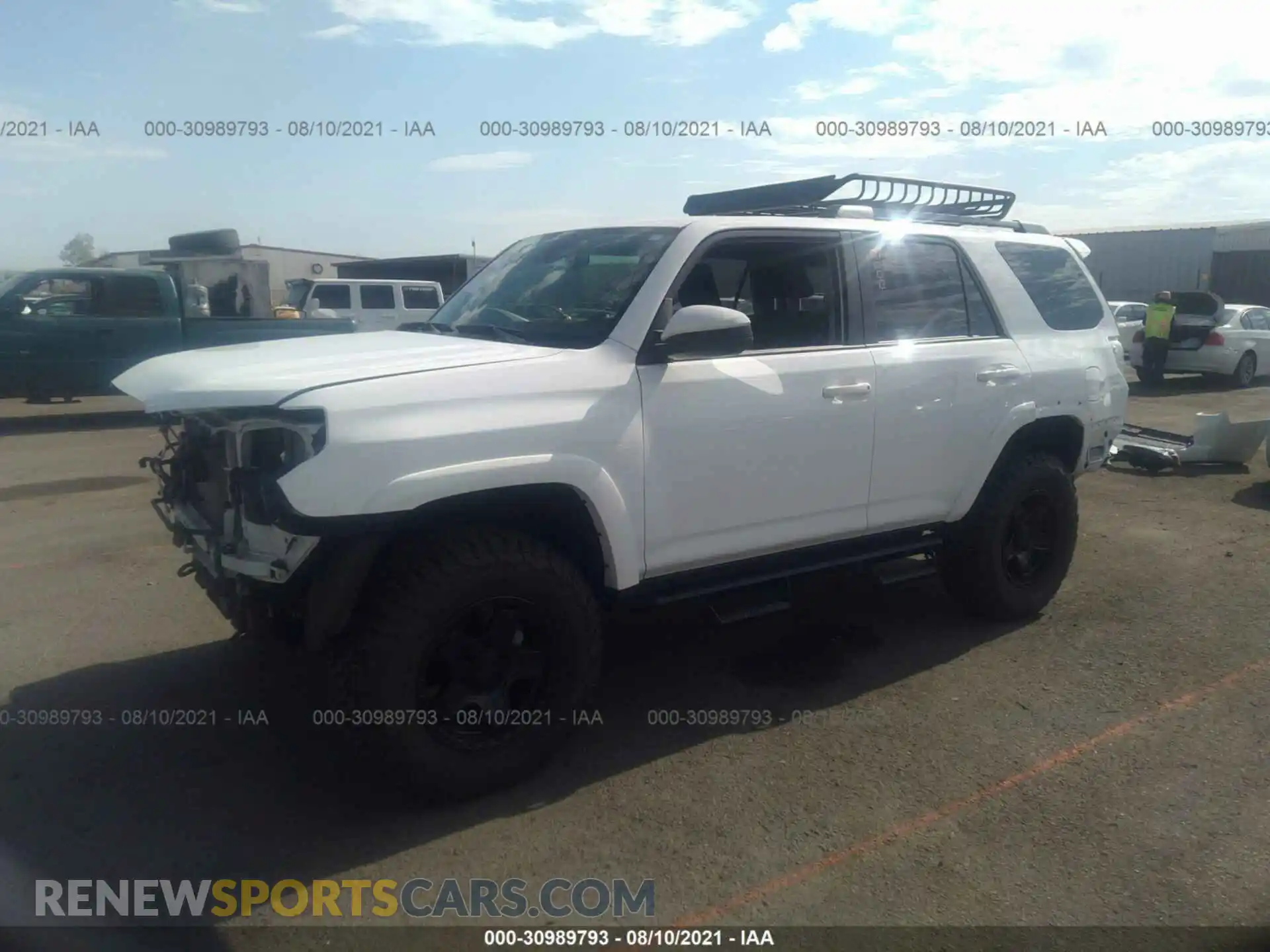 2 Photograph of a damaged car JTEBU5JR2M5874605 TOYOTA 4RUNNER 2021